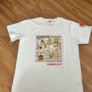 White Short Sleeve Graphic Tees